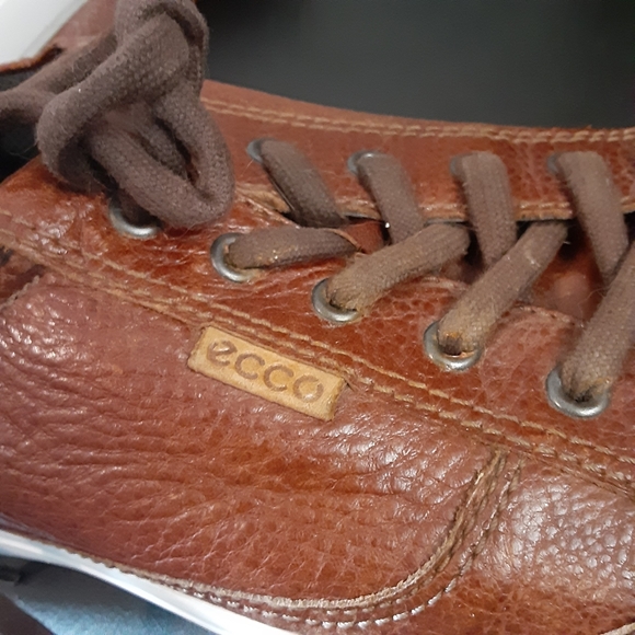 Ecco Soft 7 City Sneakers Men's 46 EU (12/12.5 U.S.) Brown Leather - Picture 7 of 12